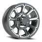 Vision Turbine - 5-Lug 5x127 — Gunmetal Machined Face