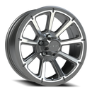 Vision Turbine - 5-Lug 5x114.3 — Gunmetal Machined Face