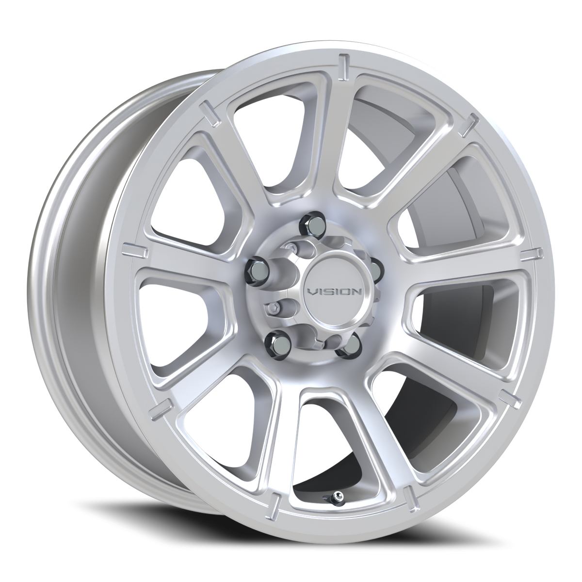 Vision Turbine - 5-Lug 5x127 — Winter Paint-Silver( Salt Resistant)