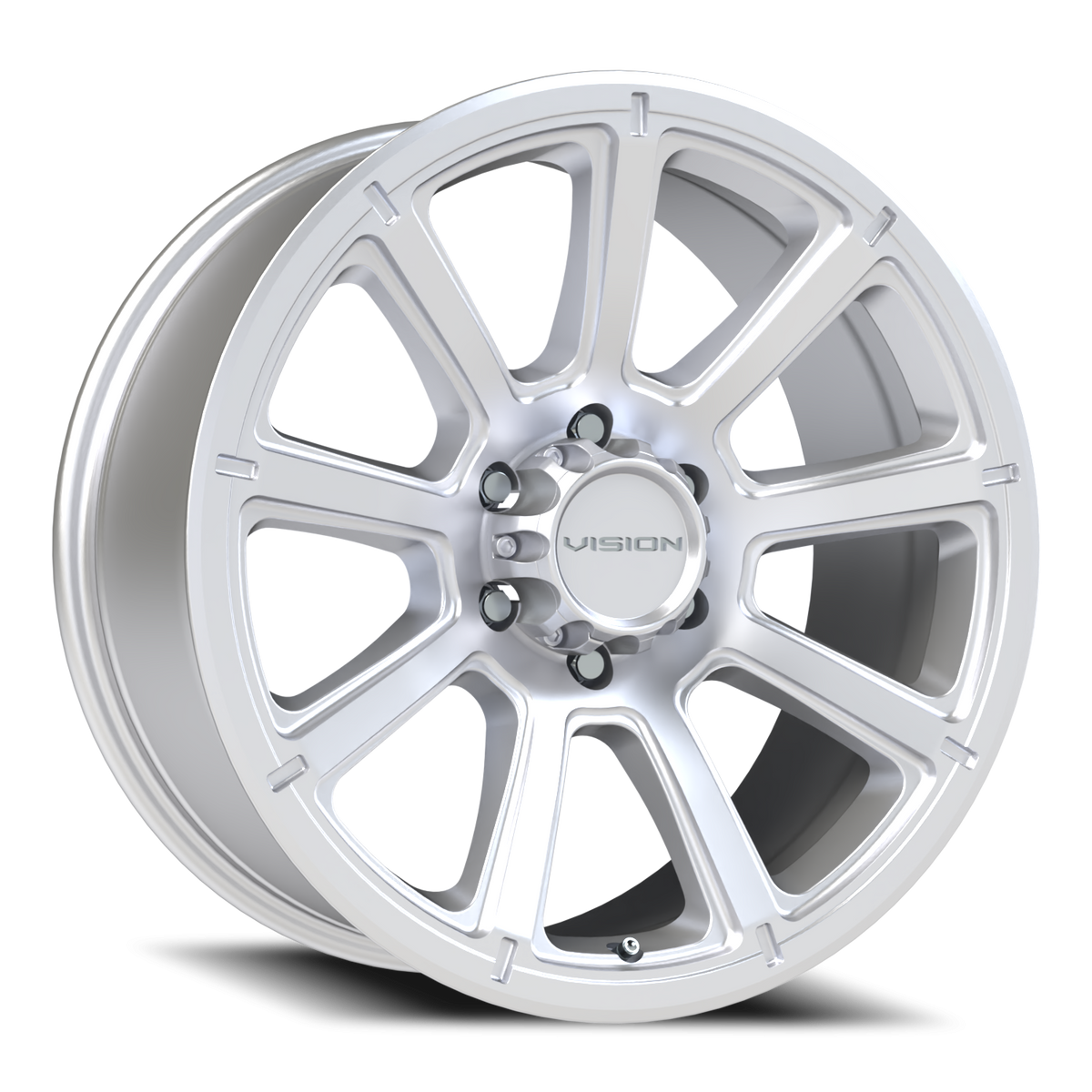 Vision Turbine - 6-Lug 6x135 — Winter Paint-Silver( Salt Resistant)