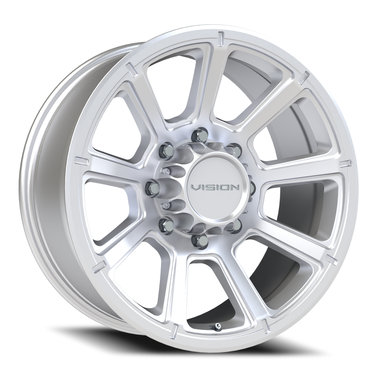 Vision Turbine - 8-Lug 8x180 — Winter Paint-Silver( Salt Resistant)