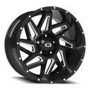 Vision Spyder - 5-Lug 5x139.7 — Gloss Black Milled Spoke