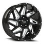 Vision Spyder - 5-Lug 5x127 — Gloss Black Milled Spoke