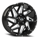 Vision Spyder - 5-Lug 5x139.7 — Gloss Black Milled Spoke