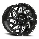Vision Spyder - 5-Lug 5x127 — Gloss Black Milled Spoke