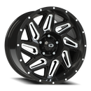 Vision Spyder - 5-Lug 5x127 — Gloss Black Milled Spoke