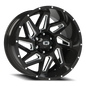 Vision Spyder - 6-Lug 6x135 — Gloss Black Milled Spoke