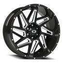 Vision Spyder - 6-Lug 6x139.7 — Gloss Black Milled Spoke