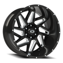 Vision Spyder - 6-Lug 6x139.7 — Gloss Black Milled Spoke