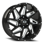 Vision Spyder - 6-Lug 6x139.7 — Gloss Black Milled Spoke