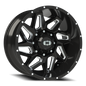 Vision Spyder - 8-Lug 8x170 — Gloss Black Milled Spoke