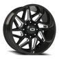 Vision Spyder - 8-Lug 8x170 — Gloss Black Milled Spoke