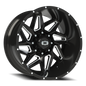 Vision Spyder - 8-Lug 8x170 — Gloss Black Milled Spoke
