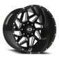 Vision Spyder - 8-Lug 8x170 — Gloss Black Milled Spoke