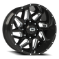 Vision Spyder - 8-Lug 8x170 — Gloss Black Milled Spoke
