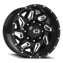 Vision Spyder - 8-Lug 8x170 — Gloss Black Milled Spoke