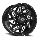 Vision Spyder - 8-Lug 8x165.1 — Gloss Black Milled Spoke