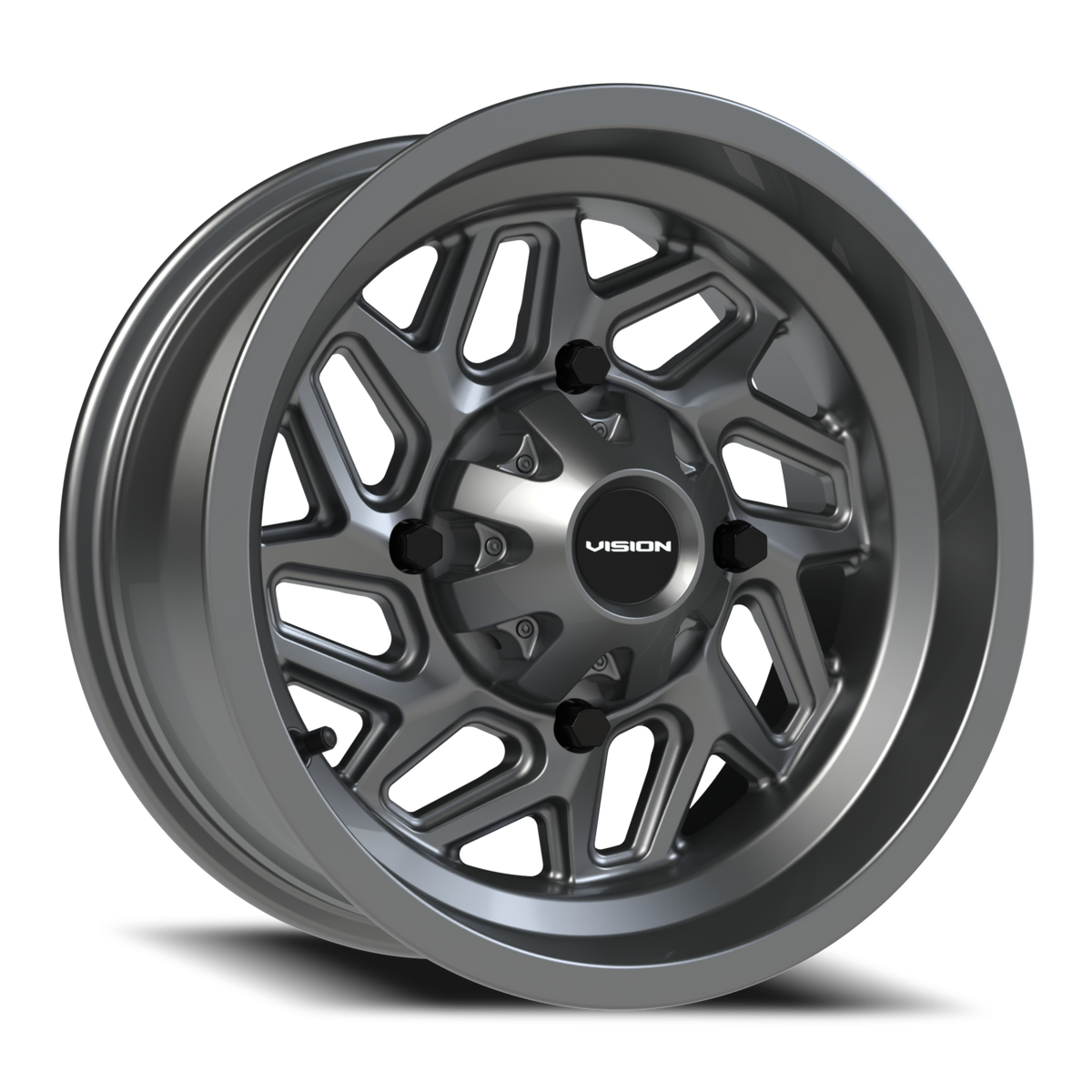 Vision Spyder - 4-Lug 4x136 — Gunmetal