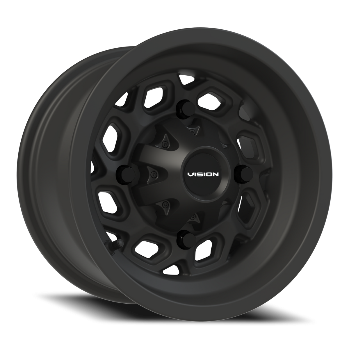 Vision Spyder - 4-Lug 4x156 — Matte Black