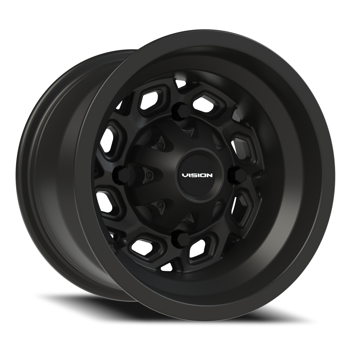 Vision Spyder - 4-Lug 4x156 — Matte Black