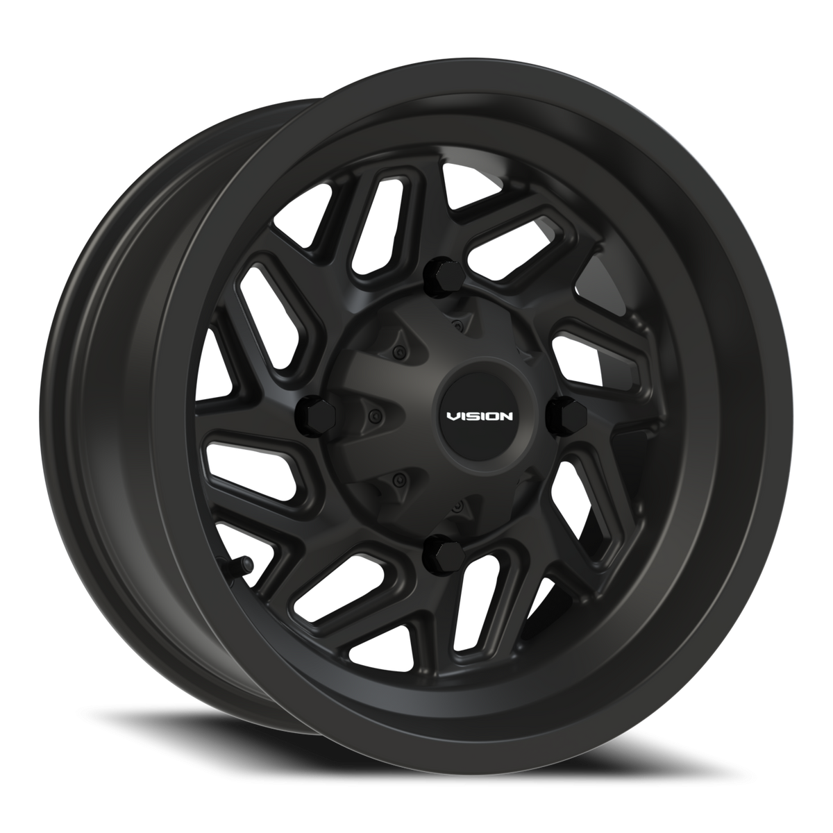 Vision Spyder - 4-Lug 4x136 — Matte Black