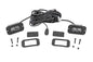 3x1.75 Inch Black Series LED Slim Aux | SAE Fog | Flush Mount | Pair