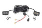 3x1.75 Inch Black Series | Yellow | LED Slim Aux | SAE Fog | Pair