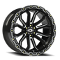 Vision Korupt - 6-Lug 6x135 — Gloss Black Milled Spoke