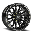 Vision Korupt - 8-Lug 8x180 — Gloss Black Milled Spoke
