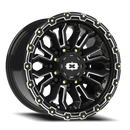 Vision Korupt - 8-Lug 8x170 — Gloss Black Milled Spoke