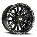 Vision Korupt - 8-Lug 8x180 — Gloss Black Milled Spoke