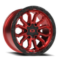 Vision Korupt - 6-Lug 6x135 — Gloss Red w/Gloss Black Lip