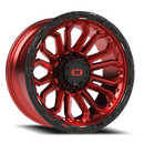 Vision Korupt - 8-Lug 8x170 — Gloss Red w/Gloss Black Lip