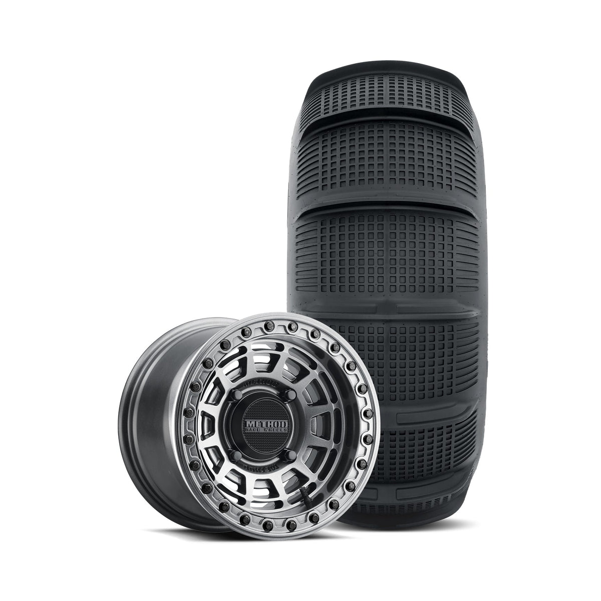 Method 415 Beadlock - 4-Lug 4x156 — Gloss Graphite + Tensor SS 33 Rear