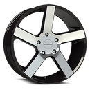 Vision Wheel - Style 472V - 6-Lug 6x132 — Gloss Black Machined Face