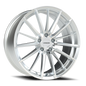 Vision Axis - 5-Lug 5x108 — Hyper Silver Machined Face