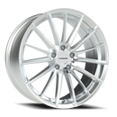 Vision Axis - 5-Lug 5x115 — Hyper Silver Machined Face