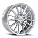 Vision Axis - 5-Lug 5x112 — Hyper Silver Machined Face