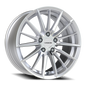 Vision Axis - 5-Lug 5x108 — Hyper Silver Machined Face