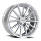 Vision Axis - 5-Lug 5x120 — Hyper Silver Machined Face