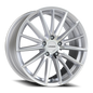 Vision Axis - 5-Lug 5x120 — Hyper Silver Machined Face