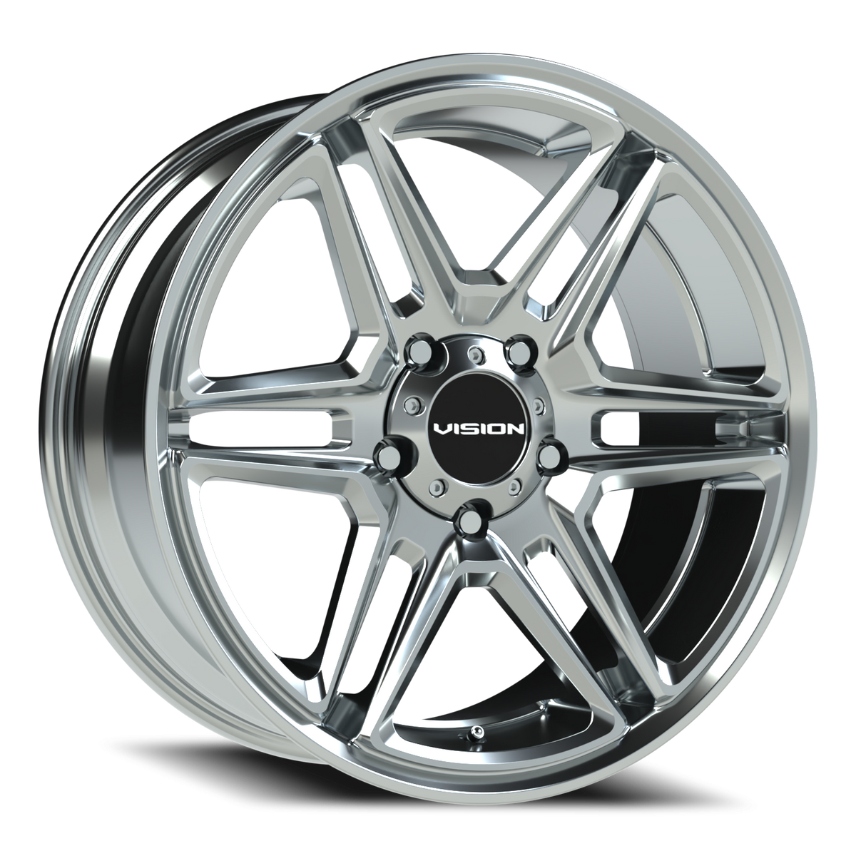 Vision Wedge - 5-Lug 5x139.7 — Chrome