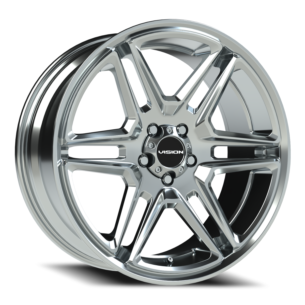 Vision Wedge - 5-Lug 5x115 — Chrome