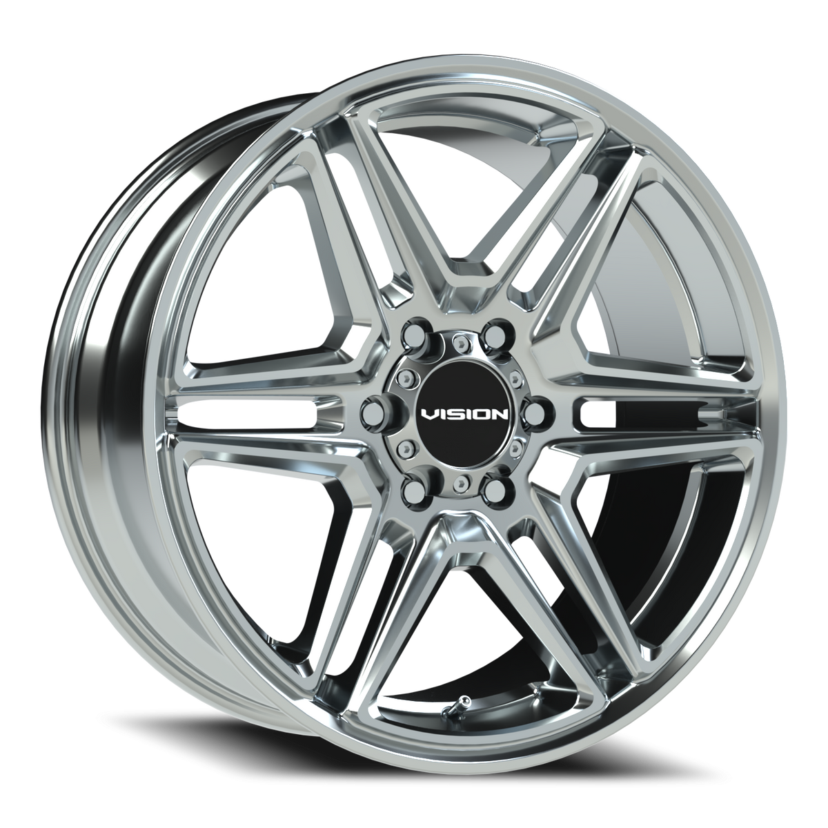 Vision Wedge - 6-Lug 6x139.7 — Chrome