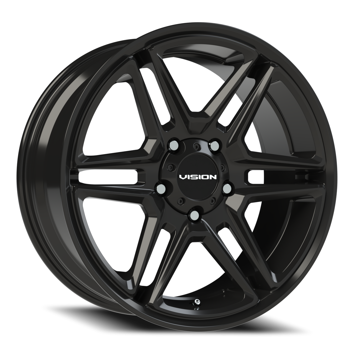 Vision Wedge - 5-Lug 5x139.7 — Gloss Black