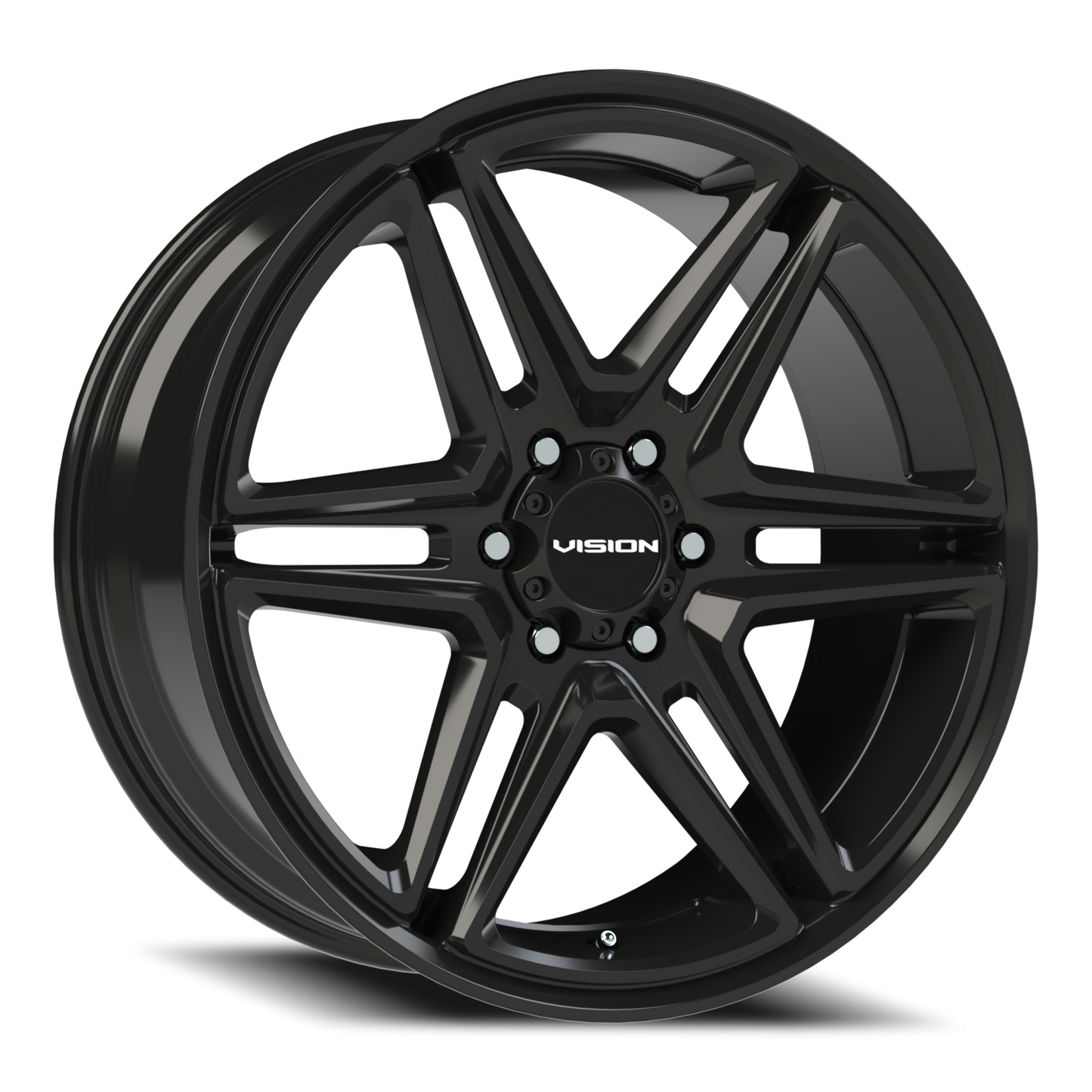 Vision Wedge - 6-Lug 6x135 — Gloss Black