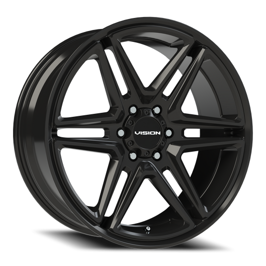 Vision Wedge - 6-Lug 6x135 — Gloss Black