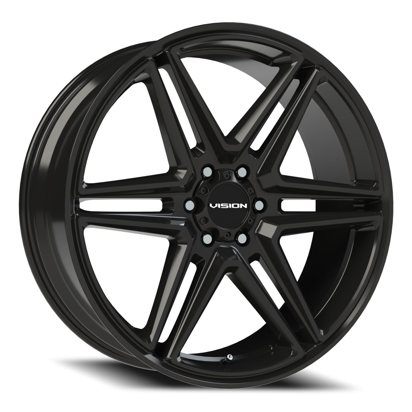 Vision Wedge - 6-Lug 6x135 — Gloss Black