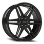 Vision Wedge - 6-Lug 6x139.7 — Gloss Black