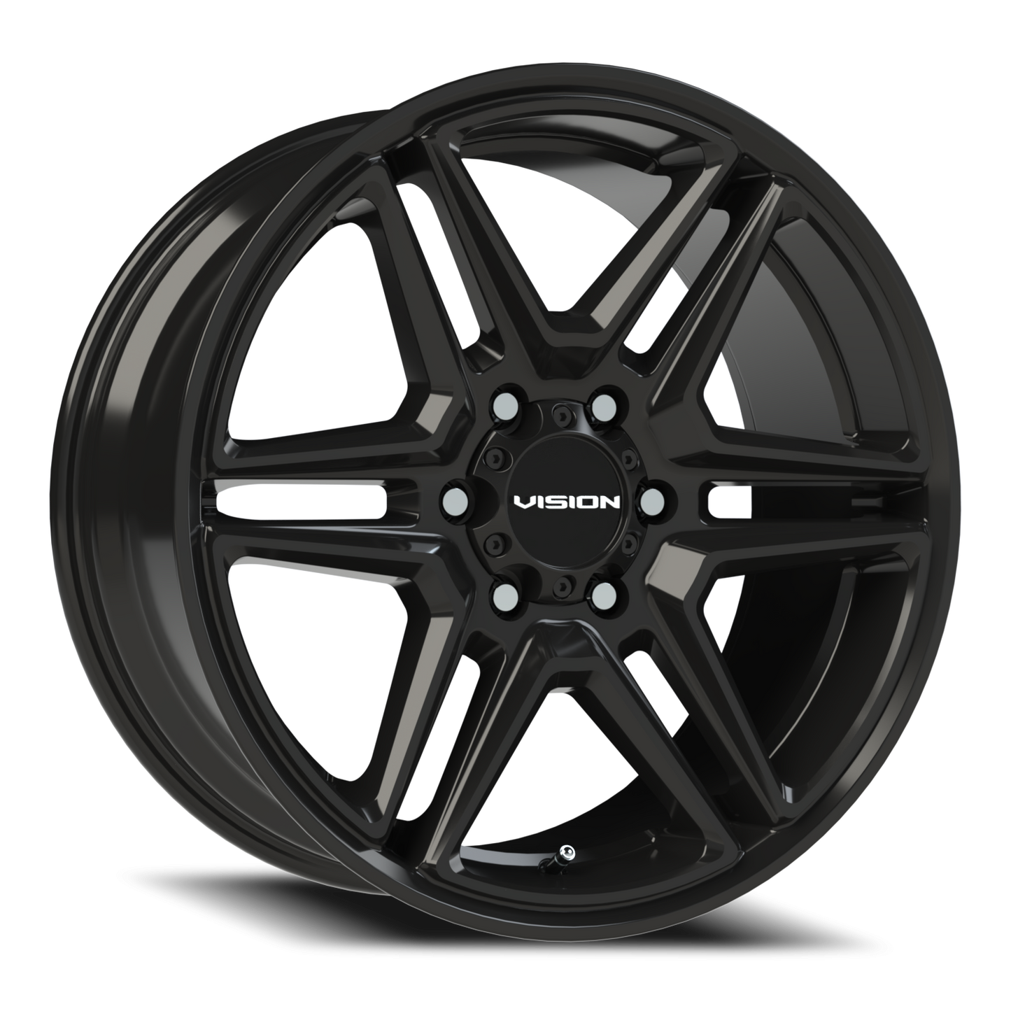 Vision Wedge - 6-Lug 6x135 — Gloss Black